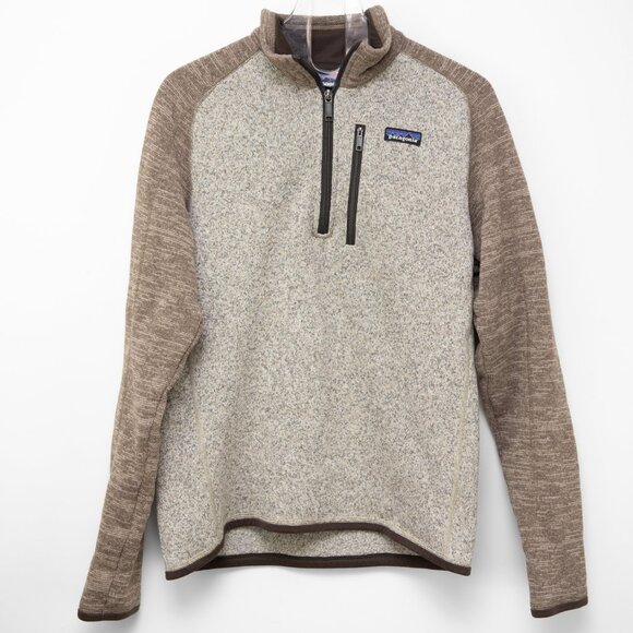 Patagonia Other - Patagonia Better Sweater 1/4 Zip Pullover Two Tone Brown Size Medium